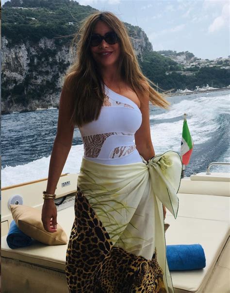 sexy pics of sophia vergara|Sofia Vergara’s Wears Green Drawstring Bikini Shows In .